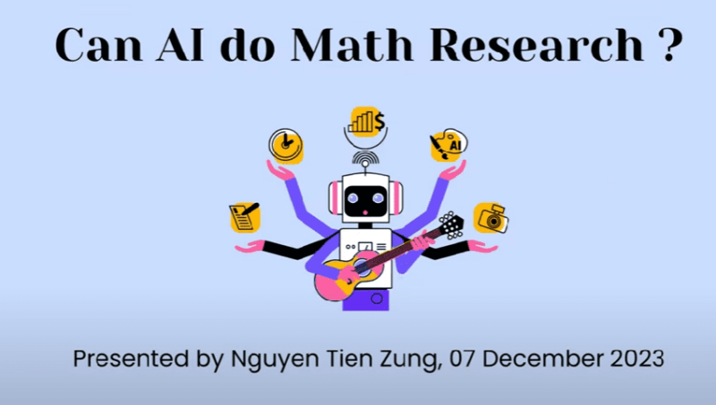 AI math research presentation