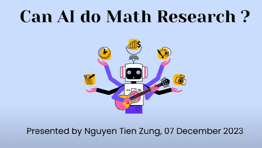 AI math research presentation