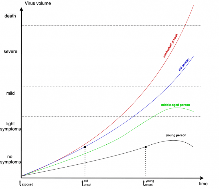 graphique d'analayse epidemiologique du Covid 19 par Torus Actions